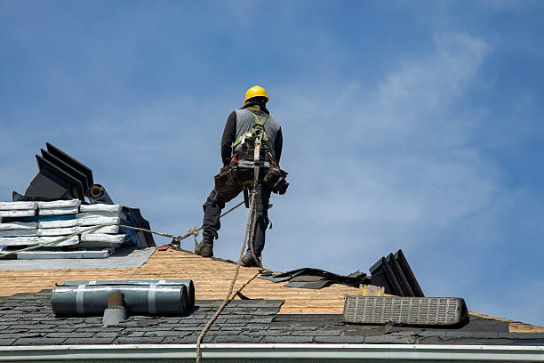 Professional Roof Replacement technician working in Pleasant Plain, OH